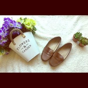 Merona brown loafers